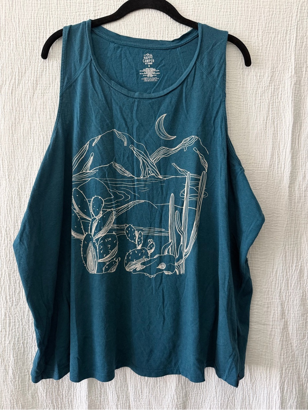 torrid Teal Graphic Desert Scene Tank
